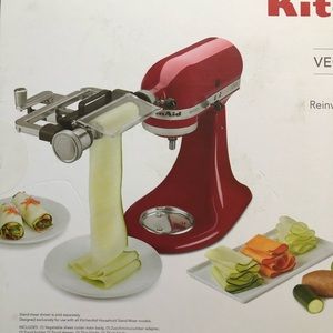 Kitchen Aid Vegetable Sheet Cutter Attachment NEW